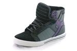 SUPRA MUSKA SKYTOP SHOE IN BLACK PURPLE CROC