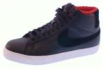 NIKE BLAZER SB ELITE SHOE IN BLACK, BLACK AND VARSITY RED