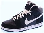 NIKE DUNK HIGH PRO SB SHOE IN BLACK AND WHITE