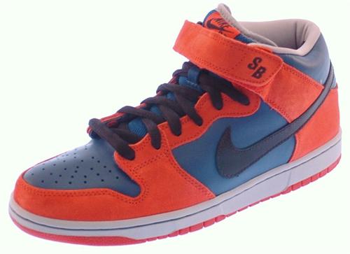 NIKE DUNK MID PRO SB SHOE IN MARINA AND BLACK
