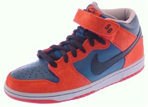 NIKE DUNK MID PRO SB SHOE IN MARINA AND BLACK