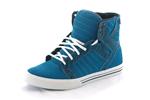 SUPRA MUSKA SKYTOP SHOE IN BLUE SUEDE