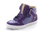SUPRA VAIDER SHOE IN PURPLE PATENT SUEDE
