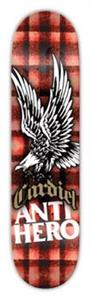 ANTIHERO CARDIEL RED FLANNEL LARGE SKATE DECK
