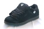 DVS RIKERS SHOE IN BLACK NUBUCK