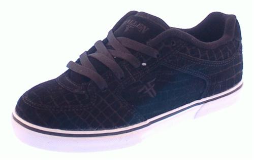 FALLEN KID'S CHIEF SHOE IN BLACK GATOR