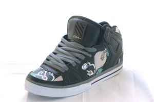 CIRCA 99 VULC SHOE IN BLACK AND MOD HALFTONE