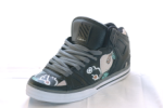 CIRCA 99 VULC SHOE IN BLACK AND MOD HALFTONE