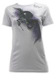 RVCA WOMEN'S PHOENIX T-SHIRT IN MINER GRAY