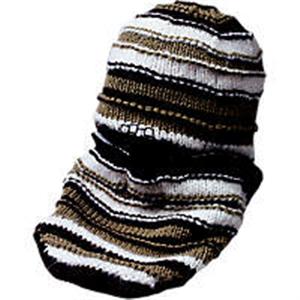 FOURSQUARE MULLET MASK BEANIE IN OXFORD TAN AND BEAR RUG