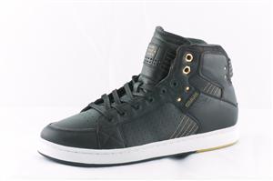 GRAVIS VIKING HI LX SHOE (DESIGNED BY ARTO) IN BLACK AND GOLD