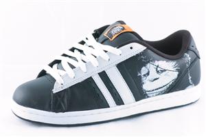 LAKAI MJ-3 SHOE IN BLACK AND WHITE