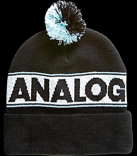 ANALOG TOKYO BAY BEANIE IN TRUE BLACK
