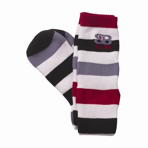 SPECIAL BLEND THREEPEAT SOCK IN WHITE THREEPEAT PATTERN