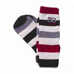 SPECIAL BLEND THREEPEAT SOCK IN WHITE THREEPEAT PATTERN