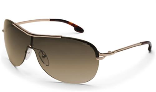SMITH BOARDWALK SUNGLASSES WITH GOLD FRAMES AND A BROWN GRADIENT LENS