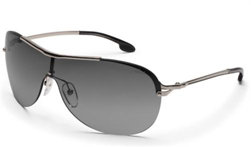 SMITH BOARDWALK SUNGLASSES WITH SILVER FRAMES AND A GREY GRADIENT LENS