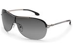 SMITH BOARDWALK SUNGLASSES WITH SILVER FRAMES AND A GREY GRADIENT LENS