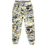 VOLCOM ANTI MATTER PANTS IN WHITE ZACH MARBEN PRINT