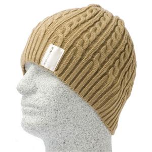 DISCRETE ATONAL BEANIE IN BEIGE