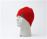 DISCRETE BIT BEANIE IN RED
