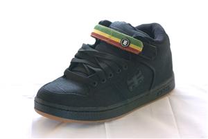 IPATH GRASSHOPPER SHOES IN BLACK AND RASTA