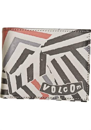 VOLCOM INVERT BI-FOLD WALLET IN GREY