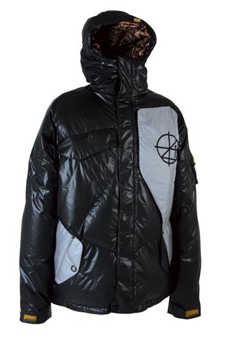 L1 LIVE AND LET DIE DOWN JACKET IN BLACKSTAR AND SILVER