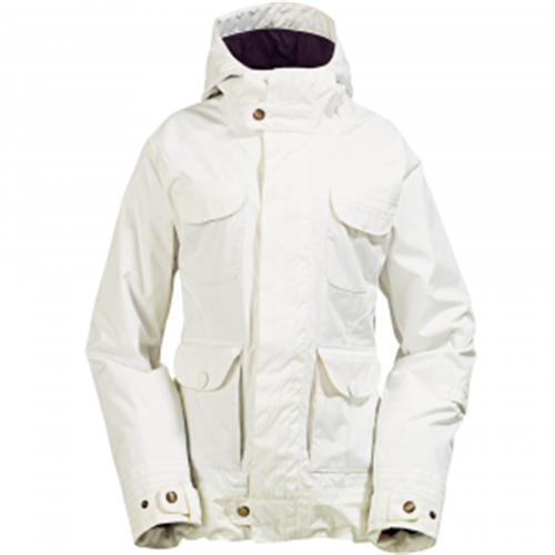 B BY BURTON WOMEN'S RAPTURE JACKET IN BRIGHT WHITE