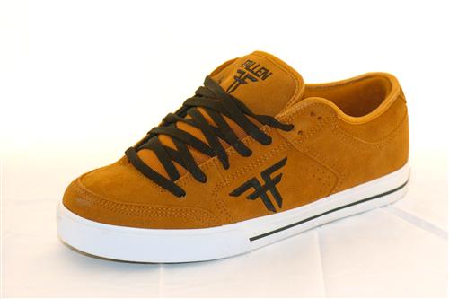 FALLEN RIPPER SHOE IN DARK ORANGE AND BLACK