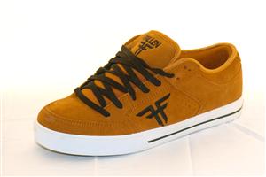 FALLEN RIPPER SHOE IN DARK ORANGE AND BLACK