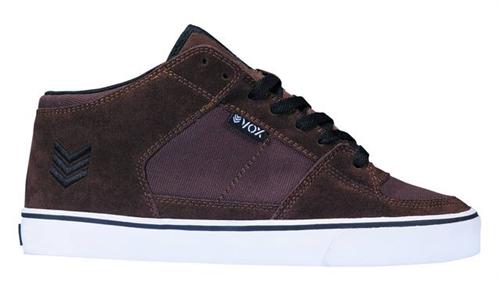 VOX HEWITT SHOE IN SOIL BROWN AND BLACK