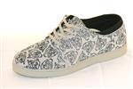 EMERICA SPANKY SHOE IN WHITE, GREY, AND BLACK