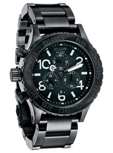 NIXON 42-20 CHRONO WATCH IN ALL BLACK