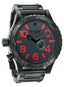 NIXON 51-30 WATCH IN GUNMETAL