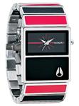 NIXON WOMEN'S CHALET WATCH IN BLACK AND RED