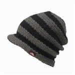 SPACECRAFT TELEGRAPHIC BEANIE IN GREY AND BLACK