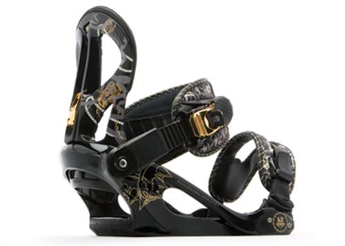 K2 WOMEN'S AUTO AGOGO SNOWBOARD BINDINGS IN BLACK