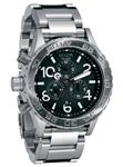 NIXON 42-20 CHRONO WATCH IN BLACK