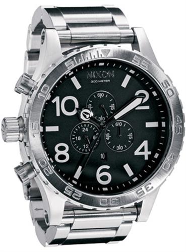 NIXON 51-30 CHRONO WATCH WITH A BLACK FACE