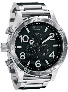 NIXON 51-30 CHRONO WATCH WITH A BLACK FACE