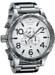 NIXON 51-30 CHRONO WATCH WITH THE WHITE FACE