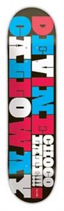 CHOCOLATE CALLOWAY THE TYPE LIFE SKATEBOARD DECK