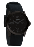 NIXON PRIVATE WATCH IN ALL BLACK