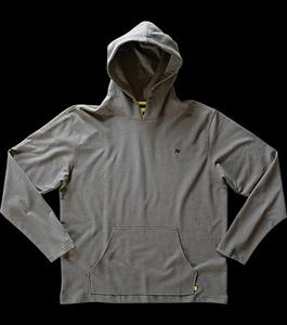 ANALOG GORKA LONG SLEEVED HOODIE IN GUNMETAL HEATHER