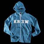 KR3W HYDE FLEEZE ZIP SWEATSHIRT IN TEA