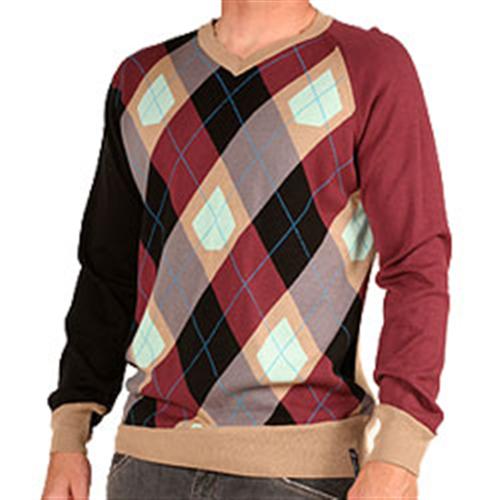 VOLCOM PREPSTER SWEATER IN DARK KHAKI