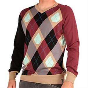 VOLCOM PREPSTER SWEATER IN DARK KHAKI