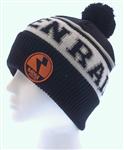 RAIDEN BEANIE IN BLACK AND WHITE
