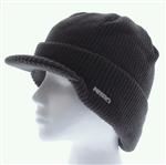 NITRO LOGO BRIM BEANIE IN OLIVE